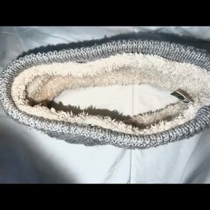 Grey winter headband